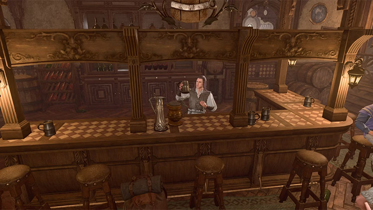 Louer une chambre Taverne du Chant de L'Elfe BG