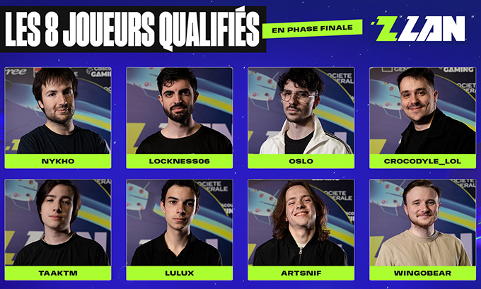 Top 8 joueurs ZLAN 2023