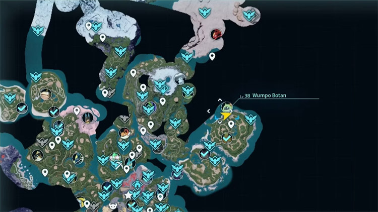 Emplacement et habitat Wumpo Botan