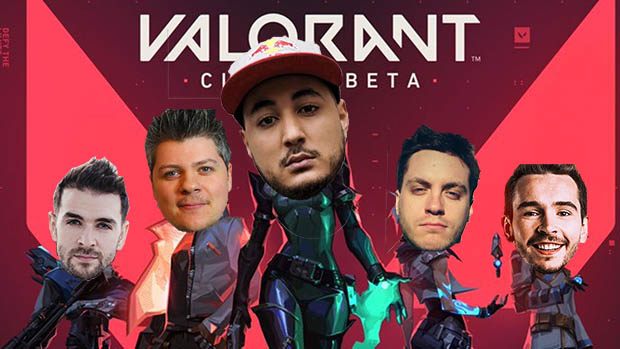 streamers pour la bêta fermé de Valorant