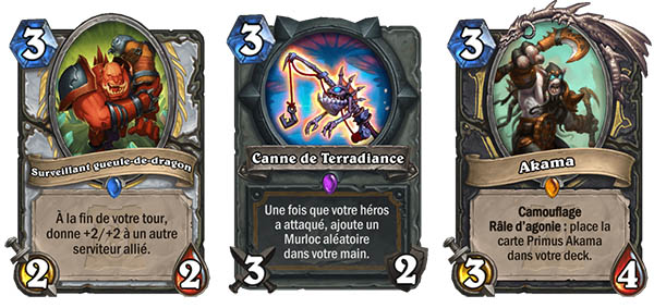 Les cartes avec 3 de mana