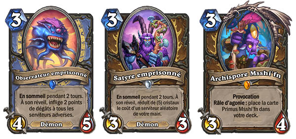 Les cartes avec 3 de mana