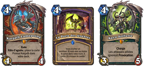 Les cartes avec 4 de mana
