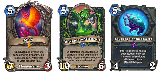 Les cartes avec 5 de mana