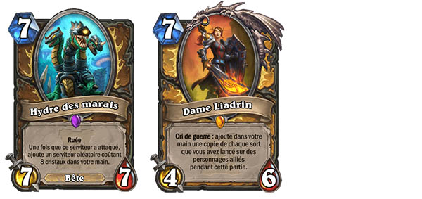 Les cartes avec 7 de mana