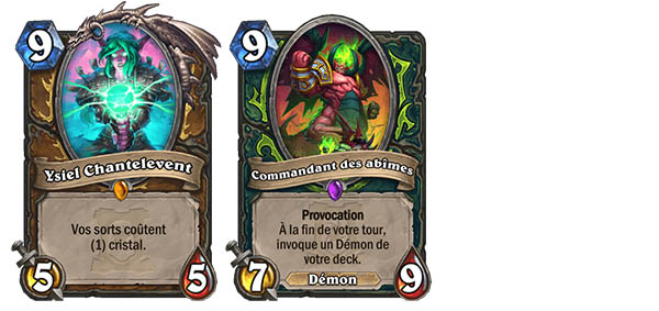 Les cartes avec 9 de mana