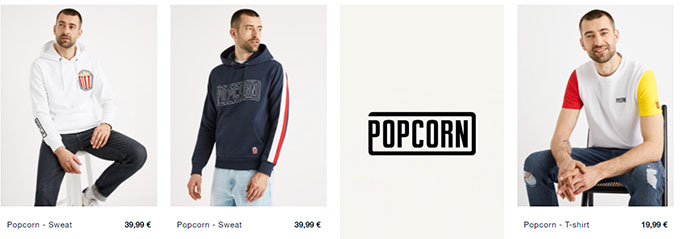 Collaboration Popcorn x celio