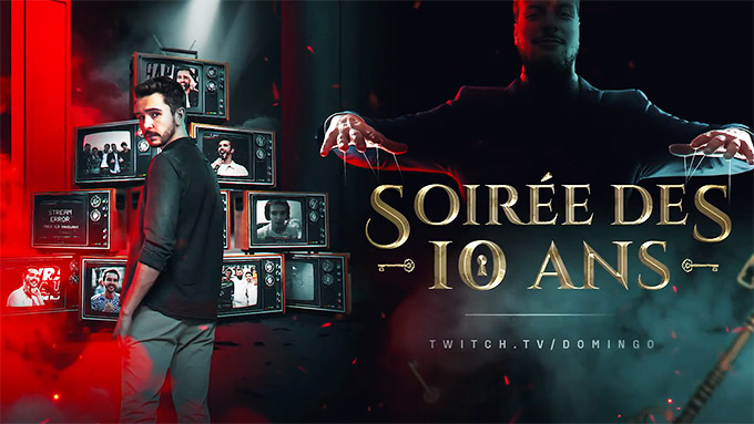 Domingo fête ses 10 ans de stream avec un live surprise