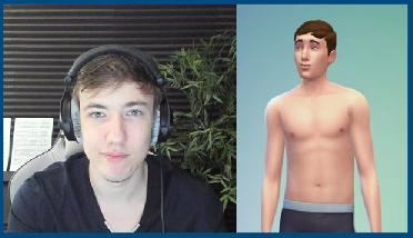 Domingo modélise Sardoche en Sims 