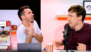 Domingo et Sardoche se font électrocuter sur le plateau de Pop Corn