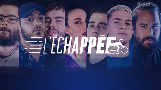 L'Echappée : La course de vélo entre 8 streamers organisé par Domingo