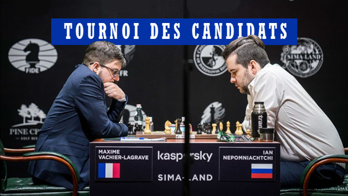 Échecs :  le tournoi des candidats à suivre sur Twitch