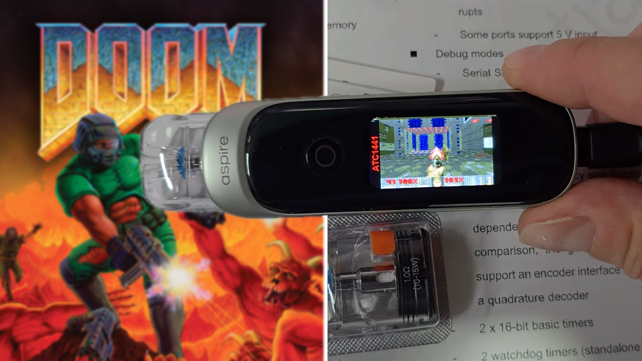 Un hacker réussit à faire tourner DOOM sur une cigarette électronique