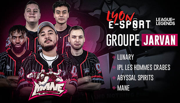 Gotaga avec MANE pour la Lyon E-sport