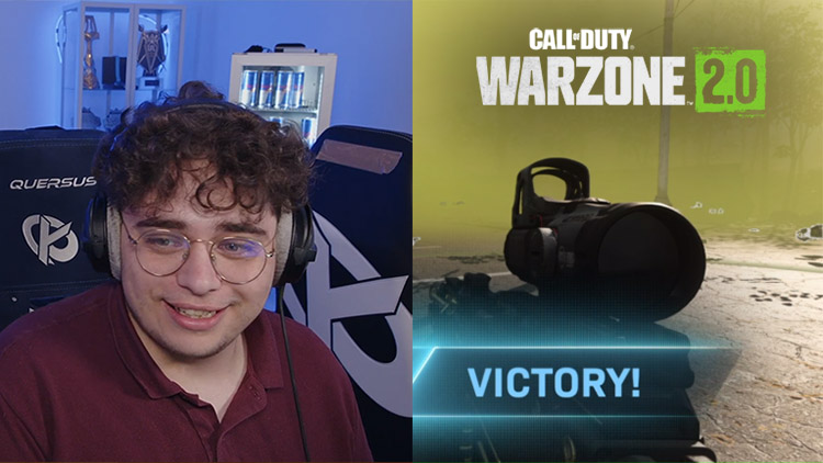 Kameto se lance un défi :  Faire TOP 1 sur Warzone en un temps record