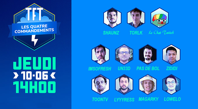 Les Quatre Commandements : Le nouveau tournoi spécial sur TFT par Shaunz
