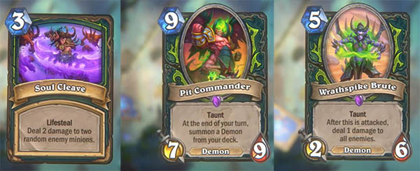 nouvelles cartes Demon Hunter