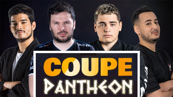 La coupe Panthéon avec les streamers