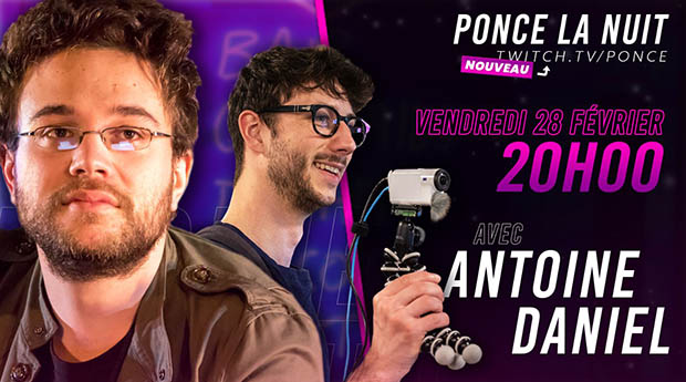 Ponce la nuit avec Antoine Daniel