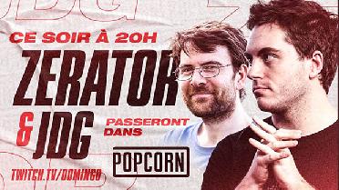 Le Joueur du Grenier présent dans l'émission Pop Corn