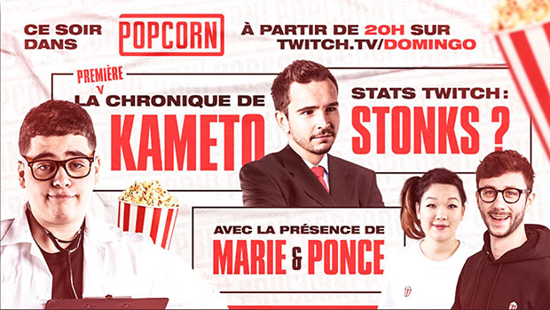 Popcorn reçoit Kameto avec une nouvelle chronique