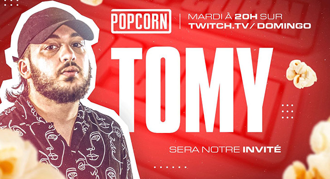 Popcorn reçoit le célèbre streamer JL Tomy