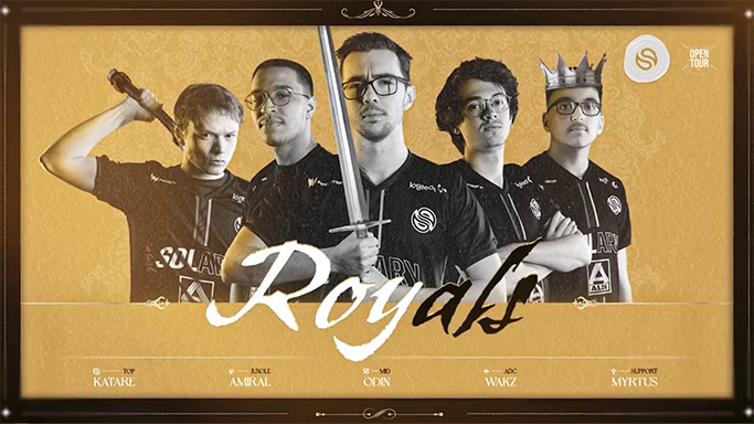 Royals : La nouvelle équipe LoL de Solary pour l'Open Tour France