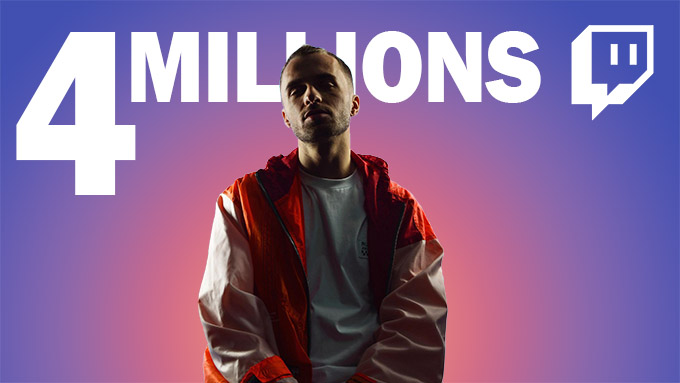 Squeezie devient le 1er streamer à atteindre 4 millions de followers sur Twitch