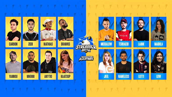 StreamerBattle : Édition Destruction AllStars organisé par Doigby