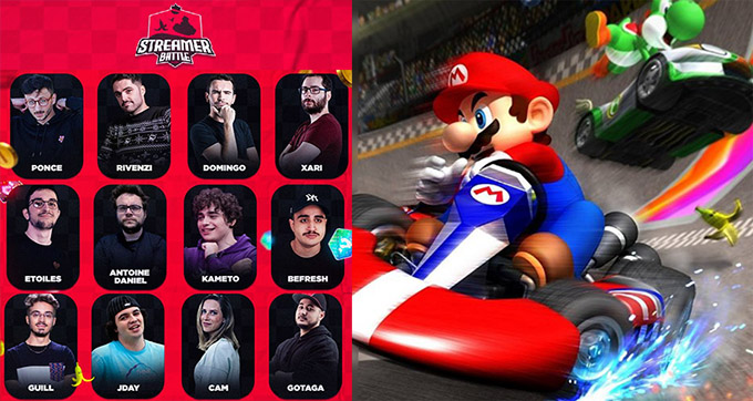 StreamerBattle : une édition sur Mario Kart en équipe