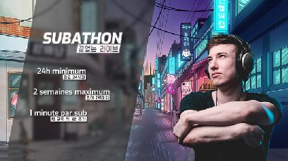 Le streamer Sardoche débute un Subathon en Corée sur Twitch