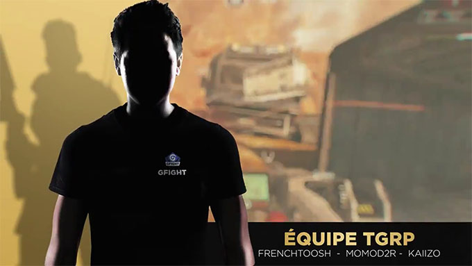 Dernière équipe Gfight invitational Apex Legends