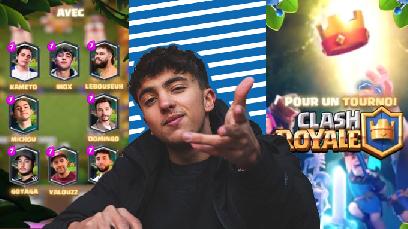 Le tournoi d'Inoxtag sur Clash Royale avec 20 000€ de gains