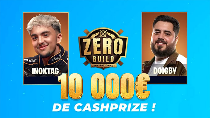 Inoxtag organise un tournoi Fortnite entre streamers avec 10 000 € de cashprize