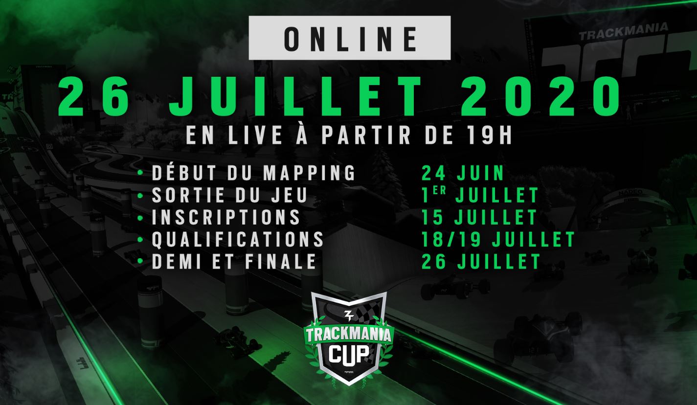 ZeratoR organise une Trackmania Cup online pour 2020
