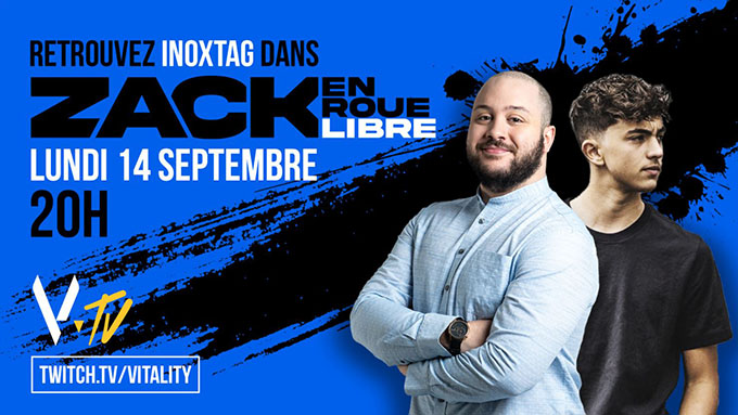 Zack en roue libre est de retour avec InoxTag en premier invité