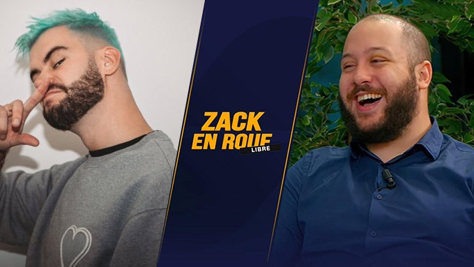 Zack en Roue Libre reçoit le streamer / Youtuber LeBouseuh